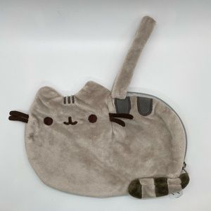 ⚡️3/$15⚡️ Gund Pusheen Cat 8” Plush Wristlet Wallet/Purse